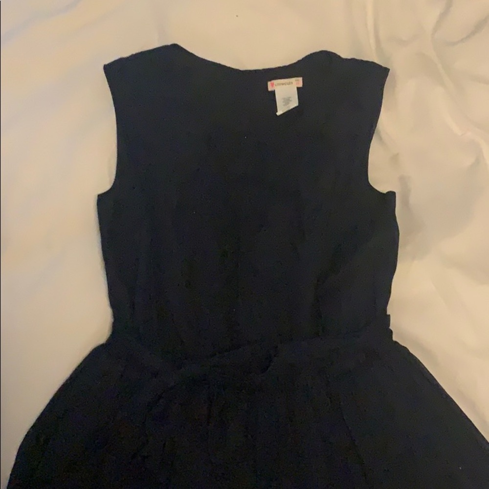 Navy sleeveless dress